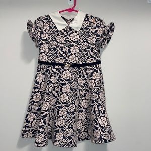 🧁Floral dress with collar